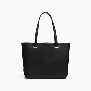 Lo & Sons Seville black leather tote